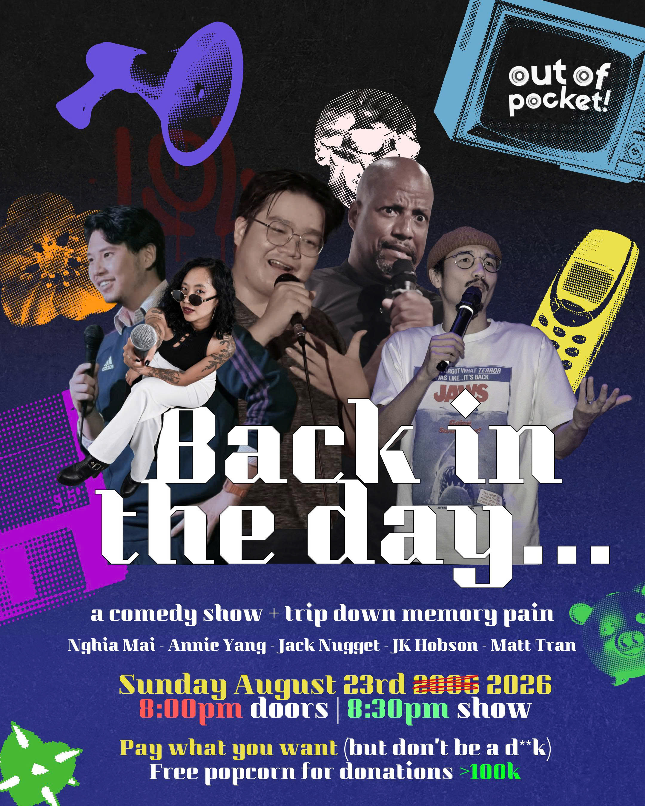 Back in the day..., stand-up comedy show at Alibi - Bar & Bites, Saigon