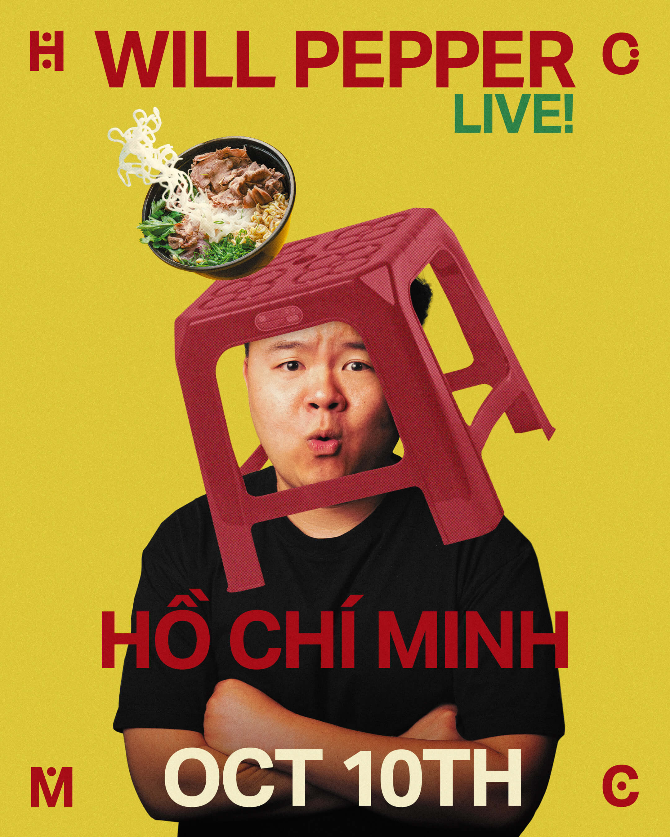Will Pepper Saigon Show, stand-up comedy show at Shout Bar, Saigon